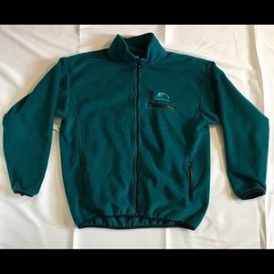 Vintage HELLY HANSEN Teal ZIP Fleece Jacket Large